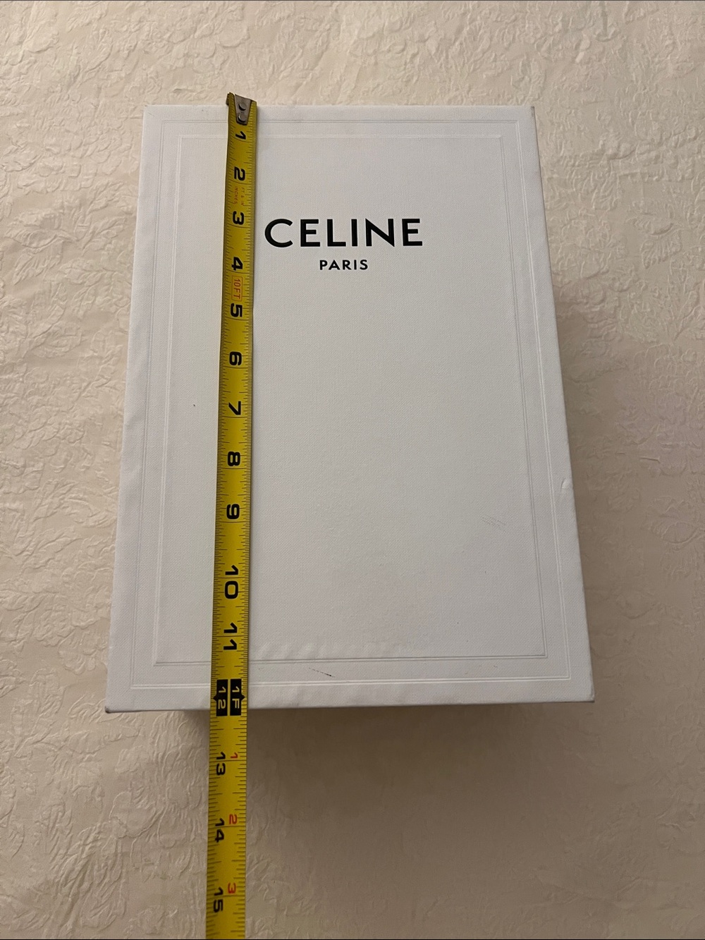 Celine White Box with Black Logo